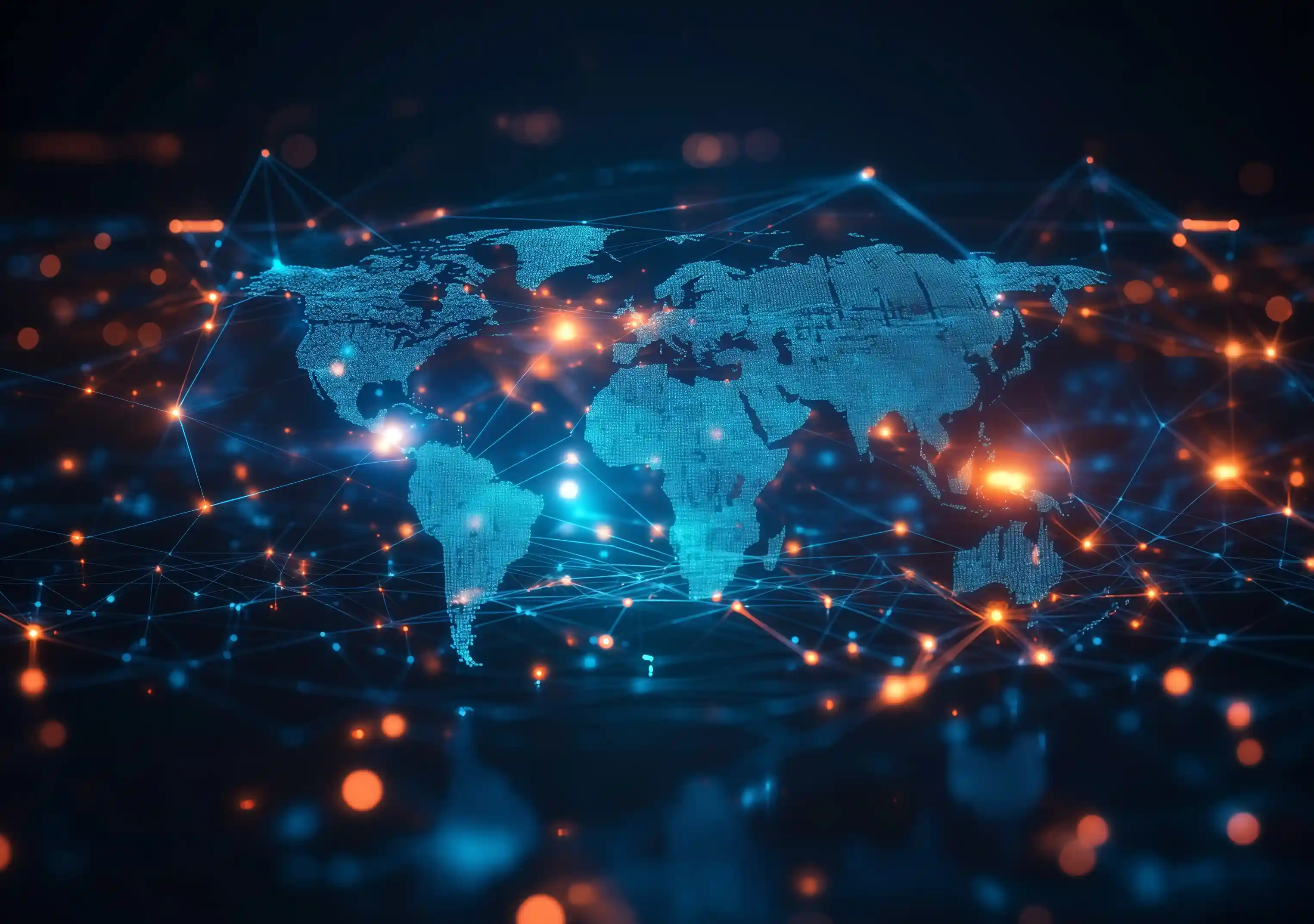 Servidores globales de Cloudflare para hosting web rápido y seguro utilizado por Veeb Software