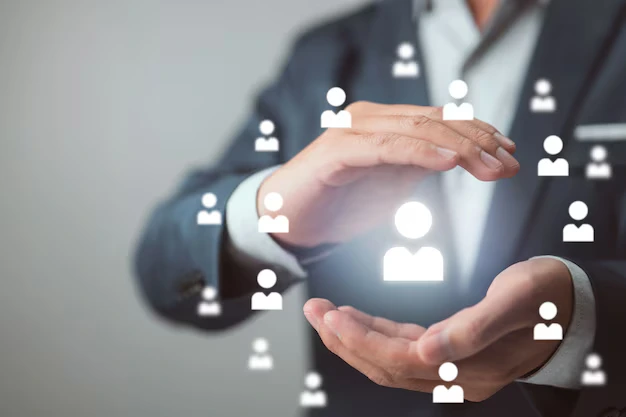 Marketer analyzing customer acquisition results from Veeb Software websites